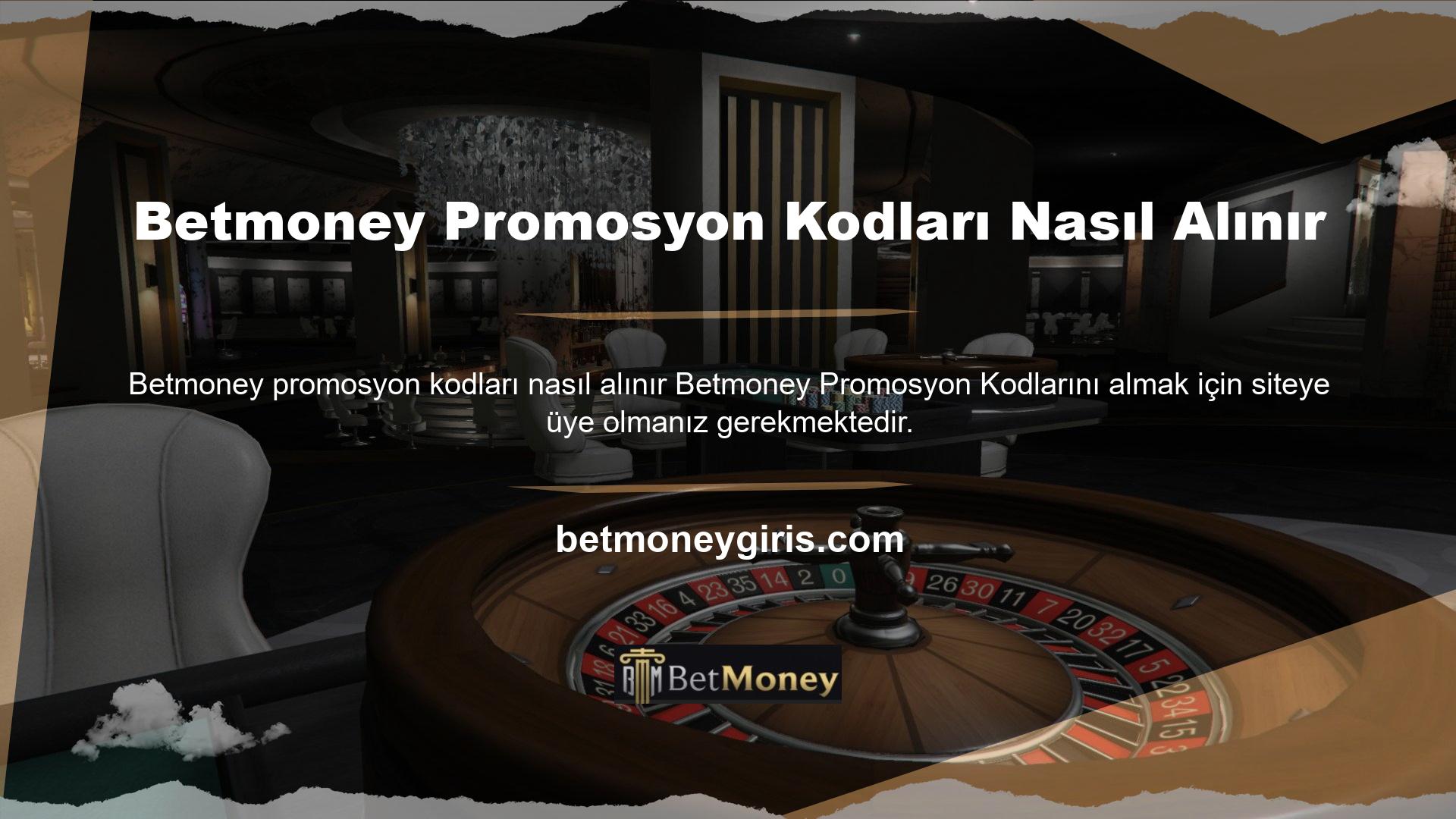 Bugünlerde "İşlemler" bölümünde kullanıcılara özel tasarlanmış Betmoney Kupon Kodu Mağazası bulunmaktadır
